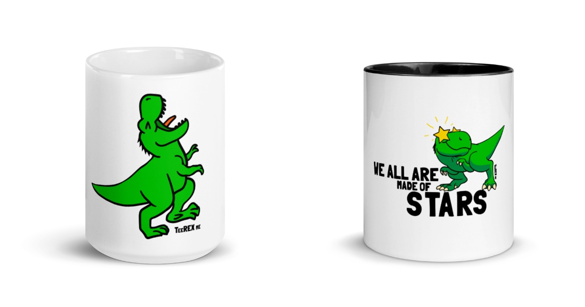 Dinosaur mugs